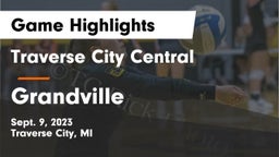 Traverse City Central  vs Grandville  Game Highlights - Sept. 9, 2023