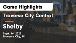 Traverse City Central  vs Shelby Game Highlights - Sept. 16, 2023