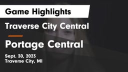 Traverse City Central  vs Portage Central Game Highlights - Sept. 30, 2023