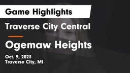 Traverse City Central  vs Ogemaw Heights  Game Highlights - Oct. 9, 2023