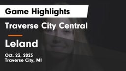 Traverse City Central  vs Leland  Game Highlights - Oct. 23, 2023