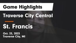 Traverse City Central  vs St. Francis  Game Highlights - Oct. 23, 2023