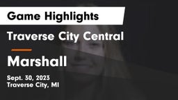Traverse City Central  vs Marshall Game Highlights - Sept. 30, 2023