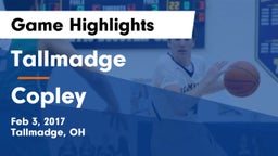 Tallmadge  vs Copley Game Highlights - Feb 3, 2017
