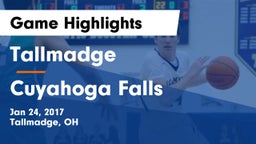 Tallmadge  vs Cuyahoga Falls  Game Highlights - Jan 24, 2017