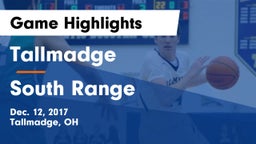 Tallmadge  vs South Range Game Highlights - Dec. 12, 2017