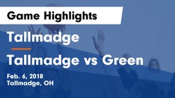 Tallmadge  vs Tallmadge vs Green Game Highlights - Feb. 6, 2018