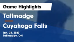 Tallmadge  vs Cuyahoga Falls  Game Highlights - Jan. 28, 2020