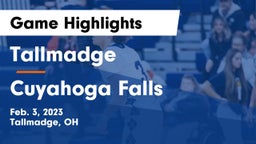 Tallmadge  vs Cuyahoga Falls  Game Highlights - Feb. 3, 2023