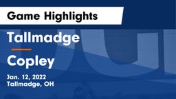 Tallmadge  vs Copley  Game Highlights - Jan. 12, 2022