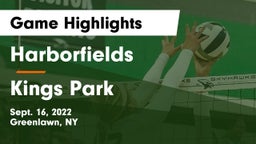 Harborfields  vs Kings Park   Game Highlights - Sept. 16, 2022