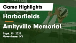 Harborfields  vs Amityville Memorial  Game Highlights - Sept. 19, 2022