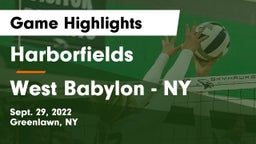 Harborfields  vs West Babylon  - NY Game Highlights - Sept. 29, 2022