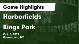 Harborfields  vs Kings Park   Game Highlights - Oct. 7, 2022