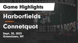 Harborfields  vs Connetquot Game Highlights - Sept. 20, 2023