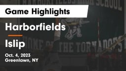 Harborfields  vs Islip Game Highlights - Oct. 4, 2023
