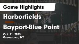 Harborfields  vs Bayport-Blue Point  Game Highlights - Oct. 11, 2023