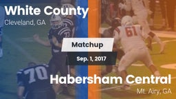 Matchup: White County High vs. Habersham Central 2017