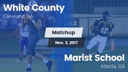 Matchup: White County High vs. Marist School 2017