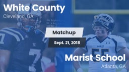 Matchup: White County High vs. Marist School 2018