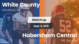 Matchup: White County High vs. Habersham Central 2019