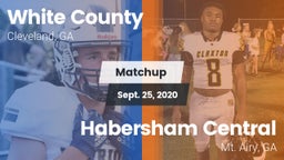Matchup: White County High vs. Habersham Central 2020