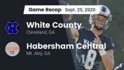 Recap: White County  vs. Habersham Central 2020