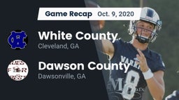 Recap: White County  vs. Dawson County  2020