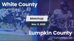 Matchup: White County High vs. Lumpkin County  2020
