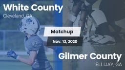 Matchup: White County High vs. Gilmer County 2020