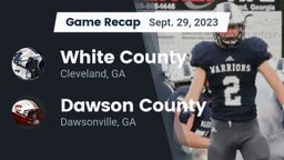 Recap: White County  vs. Dawson County  2023