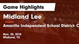 Midland Lee  vs Amarillo Independent School District- Caprock  Game Highlights - Nov. 20, 2018