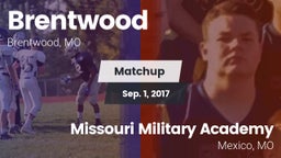 Matchup: Brentwood High vs. Missouri Military Academy  2017