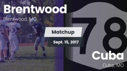 Matchup: Brentwood High vs. Cuba  2017