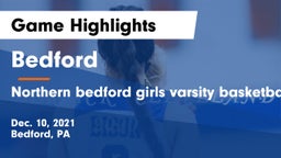 Bedford  vs Northern bedford girls varsity basketball Game Highlights - Dec. 10, 2021