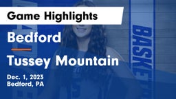 Bedford  vs Tussey Mountain  Game Highlights - Dec. 1, 2023