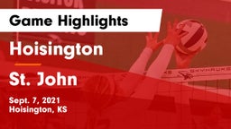 Hoisington  vs St. John  Game Highlights - Sept. 7, 2021