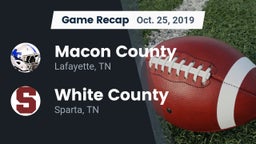 Recap: Macon County  vs. White County  2019