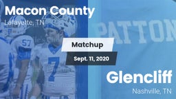 Matchup: Macon County High vs. Glencliff  2020