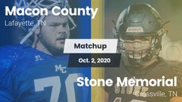 Matchup: Macon County High vs. Stone Memorial  2020