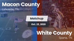 Matchup: Macon County High vs. White County  2020