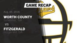 Recap: Worth County  vs. Fitzgerald  2016