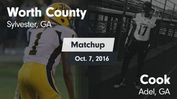 Matchup: Worth County High vs. Cook  2016