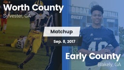 Matchup: Worth County High vs. Early County  2017
