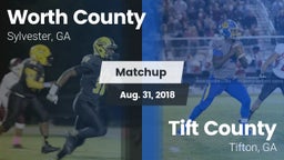 Matchup: Worth County High vs. Tift County  2018