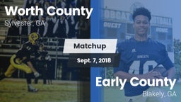 Matchup: Worth County High vs. Early County  2018
