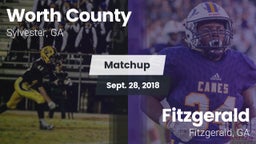 Matchup: Worth County High vs. Fitzgerald  2018