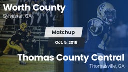 Matchup: Worth County High vs. Thomas County Central  2018