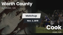 Matchup: Worth County High vs. Cook  2018
