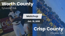 Matchup: Worth County High vs. Crisp County  2018